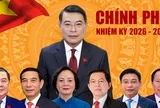DANH SÁCH THÀNH VIÊN CHÍNH PHỦ, CƠ CẤU CHÍNH PHỦ NHIỆM KỲ 2026-2031