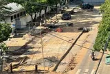 Cảnh ngổn ngang tại dự án mương ngầm thoát nước hàng trăm tỷ thi công 'rùa bò'