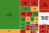Áp lực bán dâng cao cuối phiên, VN-Index đánh mất gần 13 điểm