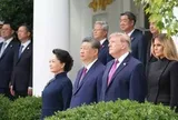 Tổng thống Mỹ Donald Trump đón Chủ tịch Trung Quốc Tập Cận Bình tại Nhà Trắng