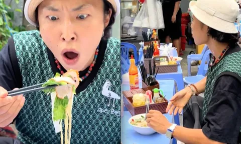 Đang khen đồ ăn Việt, khách Nhật khựng lại vì pha "đáp trả" khó tin từ một nhân vật không ngờ