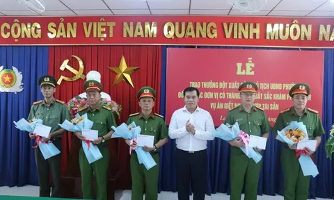 Khen thưởng các đơn vị phá án nhanh, bắt đối tượng sát hại nữ chủ quán cà phê tại Tây Ninh