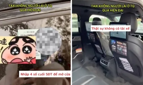 Khách Việt thử gọi taxi "độc lạ" ở Trung Quốc, thốt lên: "Họ đang sống ở năm 2050"!