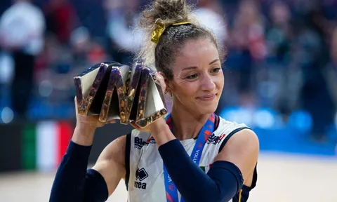 Giành danh hiệu MVP, libero tuyển Ý đi vào lịch sử bóng chuyền nữ VNL