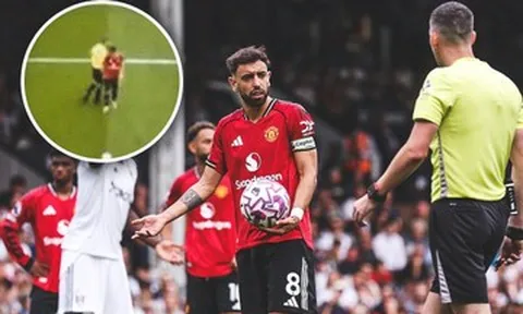 Bruno Fernandes cáu bẳn trọng tài, nói lý do đá hỏng 11m cho MU