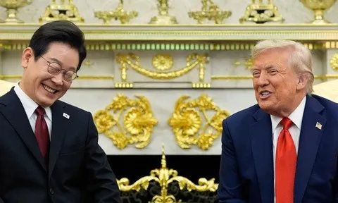 Tổng thống Donald Trump nói muốn gặp ông Kim Jong-un khi tiếp tổng thống Hàn Quốc