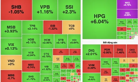 VN-Index vọt lên kỷ lục 1.696 điểm, cổ phiếu ngân hàng “gánh team” thị trường