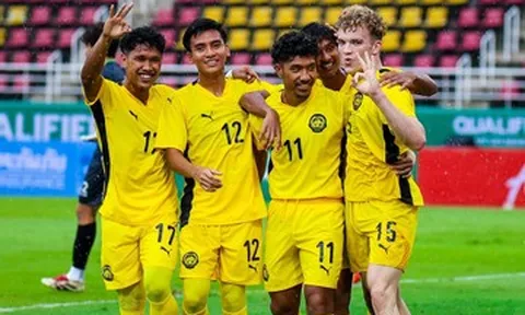 U23 Malaysia thắng trận 7-0, U23 Lào bị kéo trở lại mặt đất