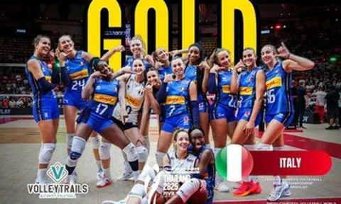 Italia thắng nghẹt thở Thổ Nhĩ Kỳ, vô địch bóng chuyền thế giới 2025