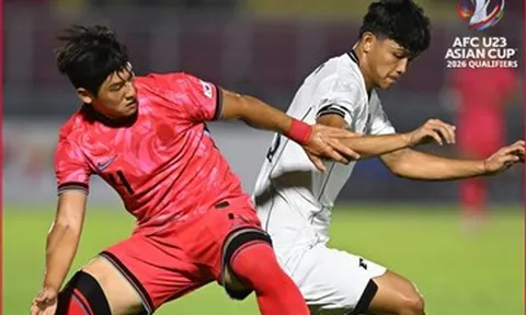 U23 Hàn Quốc đóng sập cánh cửa dự VCK châu Á của U23 Indonesia