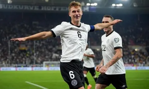 Kimmich lập cú đúp, Đức thắng to ở vòng loại World Cup 2026