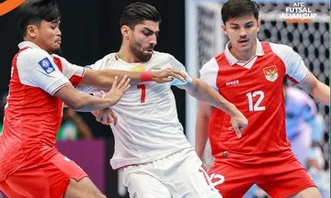 Futsal Indonesia suýt gây bất ngờ trước Iran ở chung kết châu Á