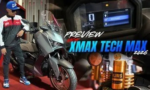 Chi tiết 9 nâng cấp trên XMAX Tech MAX 2026: Chiếc xe tay ga cao cấp tiệm cận sự hoàn hảo