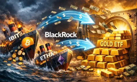 “Trót yêu” vàng, BlackRock đang rời xa Bitcoin?