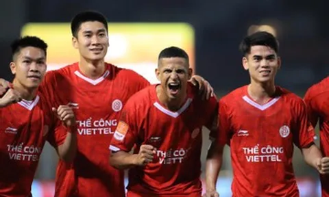 Thể Công Viettel thắng nhọc đội bóng của HLV Park Hang Seo