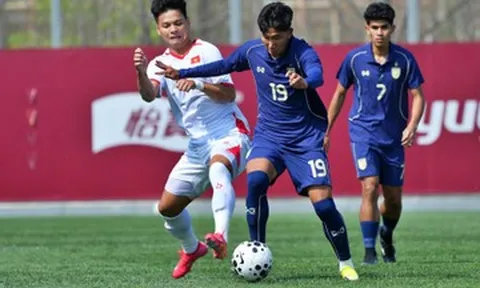 HLV U23 Thái Lan tiếc chỉ ghi được 1 bàn vào lưới U23 Việt Nam