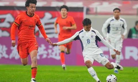 U23 Trung Quốc hòa may trước trận gặp U23 Việt Nam