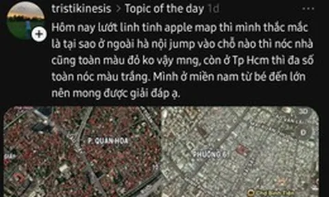 Vì sao nóc nhà Hà Nội toàn màu đỏ còn TP.HCM lại trắng xóa khi nhìn từ trên không?