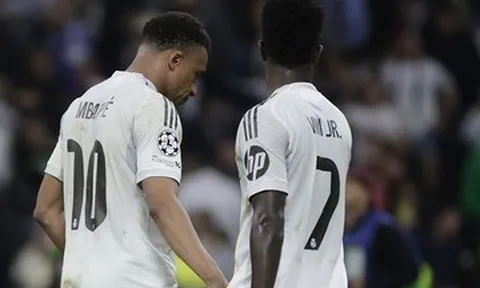 Real Madrid run rẩy: Khi Vinicius và Mbappe là tội đồ