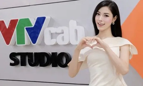 Nữ MC VTV cao 1m76 gây sốt ở giải bóng chuyền quốc gia