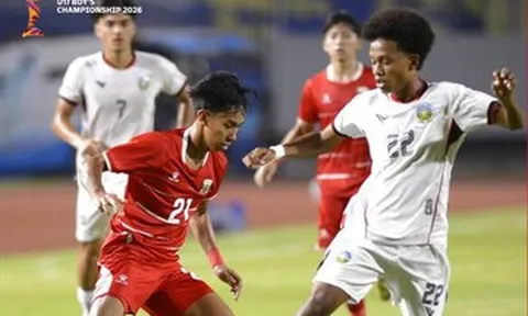 U17 Indonesia thắng đậm, vẫn xếp sau U17 Việt Nam