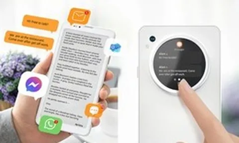 Chiếc 'máy đọc sách' hai màn hình kỳ lạ của Bigme có thể thay đổi cách người dùng tương tác với smartphone hiện đại