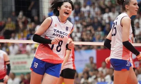 Tân binh Hà Nội thắng tưng bừng, vào chung kết bóng chuyền Cúp Hùng Vương