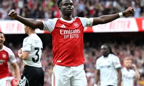 Arsenal thắng đẹp Fulham: Giá trị của Bukayo Saka