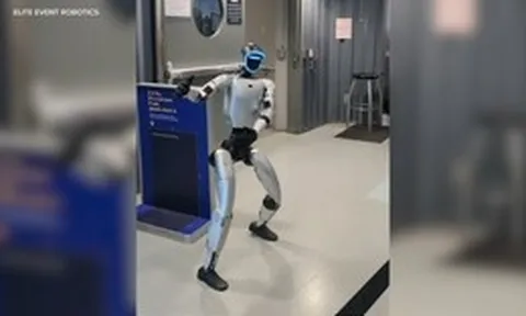 Robot hình người Bebop gây náo loạn và làm chậm chuyến bay vì mang theo pin 'cấm'