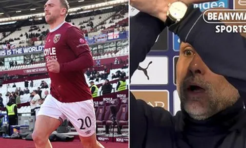 Pep Guardiola nói 4 từ rồi chạy ra khỏi phòng họp báo