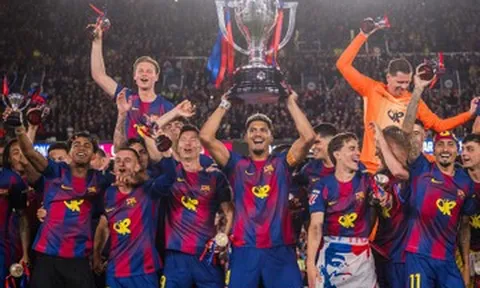 Barca vô địch La Liga: Đứng trên đống đổ nát Real Madrid