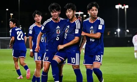 U17 Nhật Bản thắng to vào bán kết U17 châu Á