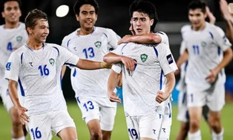 Thắng nghẹt thở U17 Hàn Quốc, U17 Uzbekistan lấy vé bán kết