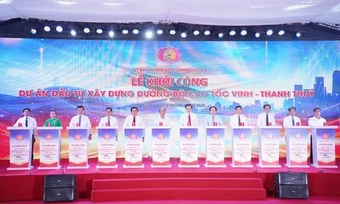 Khởi công Dự án đầu tư xây dựng đường bộ cao tốc Vinh – Thanh Thuỷ