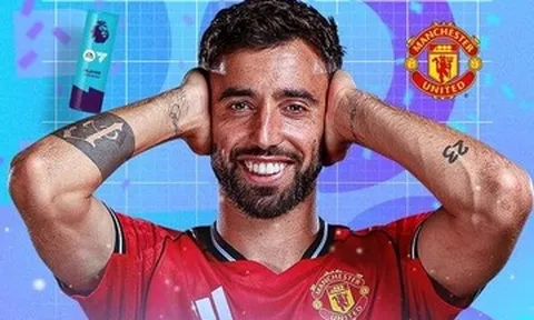 Bruno Fernandes của MU chiến thắng Cầu thủ hay nhất Ngoại hạng Anh