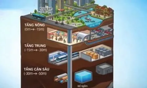 Hà Nội phát triển đô thị dưới lòng đất theo mô hình "thành phố ba chiều"