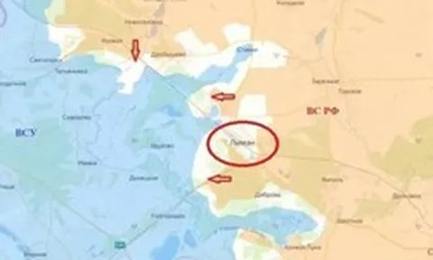 Lực lượng Ukraine chết kẹt ở Lyman