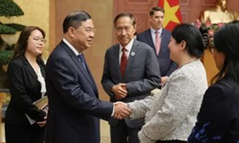 Phó Thủ tướng Thường trực Chính phủ Phạm Gia Túc làm việc với các doanh nghiệp Hoa Kỳ