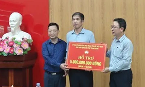 Ủy ban Trung ương MTTQ Việt Nam phân bổ 5 tỷ đồng hỗ trợ Lai Châu khắc phục hậu quả thiên tai