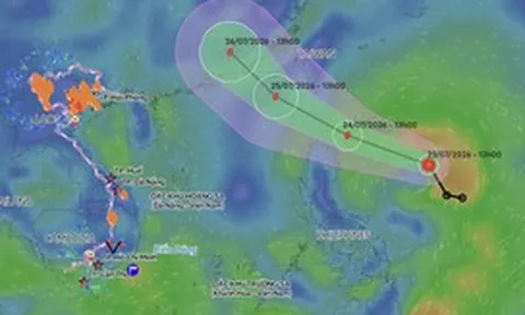 Áp thấp nhiệt đới mạnh lên thành bão trong 24 giờ tới, miền Bắc mưa lớn