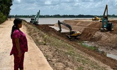 Funan Techo được Trung Quốc 'bơm' vốn, có tiến triển: Nhiều cư dân Campuchia dọc kênh đào vẫn phải chờ