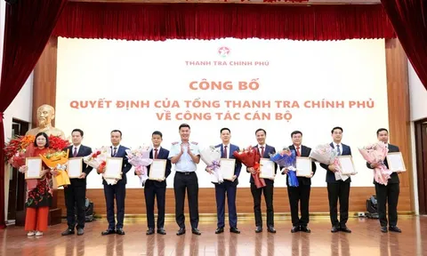 9 sĩ quan công an biệt phái về Thanh tra Chính phủ