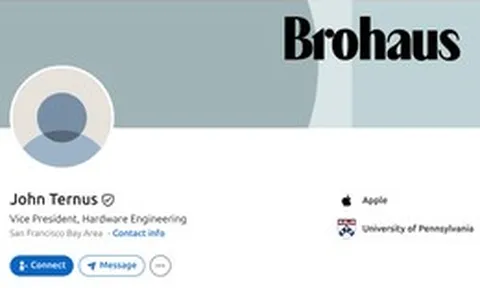 Lướt qua tài khoản LinkedIn "ít dòng" của tân CEO Apple, không ai nghĩ đây là một người đàn ông thành công