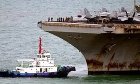 Truyền thông Iran: Tàu sân bay Mỹ bị đánh trúng ở khoảng cách 500km