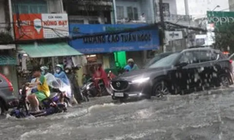 Thời tiết hôm nay 23-9: Nam Bộ tiếp tục mưa to kết hợp triều cường, nhiều nơi ngập nặng