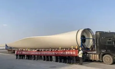Phát minh của Trung Quốc làm rung chuyển ngành vật liệu: Cánh tuabin gió dài 110 mét, 95% thành phần có thể tái chế