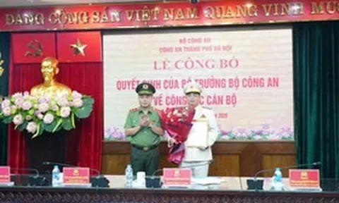 Bổ nhiệm Phó Giám đốc Công an Tp.Hà Nội, biệt phái đến Ban Tổ chức Trung ương