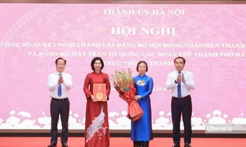 Hà Nội thành lập 2 Đảng bộ trực thuộc Thành ủy