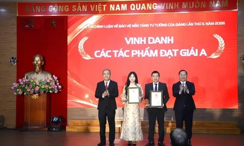 Trao giải cho 47 tác phẩm Cuộc thi chính luận về bảo vệ nền tảng tư tưởng của Đảng