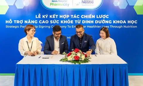 Pharmacity hợp tác với Nestlé Việt Nam mở rộng danh mục dinh dưỡng chính hãng